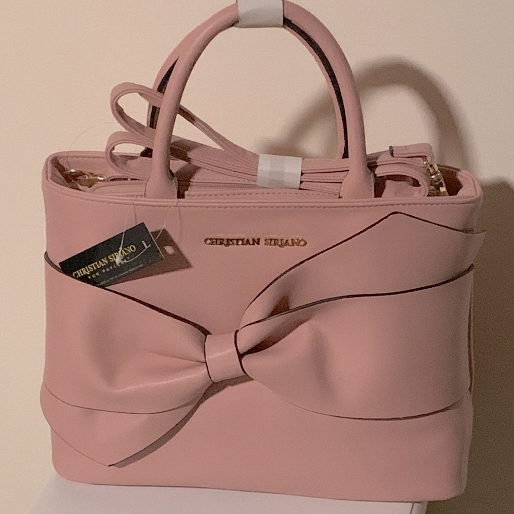 Adorable Christian Siriano Pink Bow Handbag